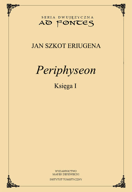 Jan Szkot Eriugena - Periphyseon - 1