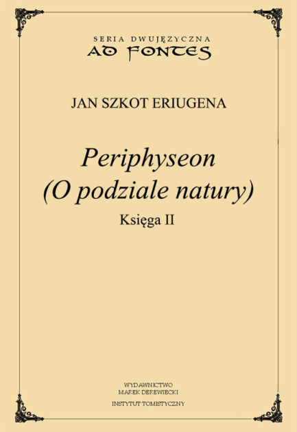 Jan Szkot Eriugena - Periphyseon - 2