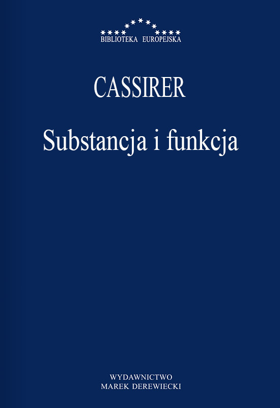 Cassirer - Substancja i funkcja
