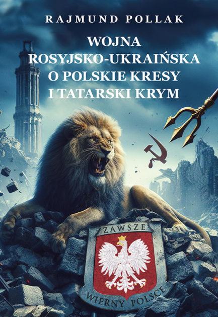 Okładka - Rajmund Pollak, Wojna rosyjsko­‑ukraińska o POLSKIE KRESY i tatarski Krym